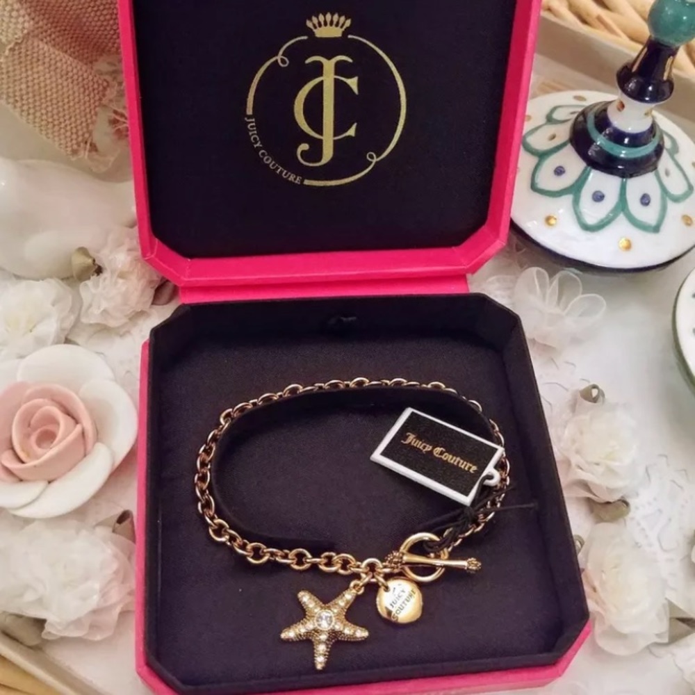 👑NWT Juicy Couture B-star Fish Wish bracelet